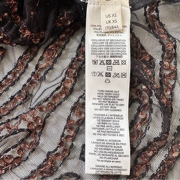 NWT Free People Head Turner Sequined One Shoulder Tank - Picture 13 of 16